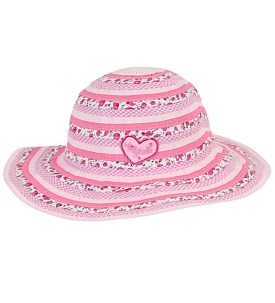 Millymook- Girls Sweetheart Hat- Pink, Kids 5-9yrs (55cm)