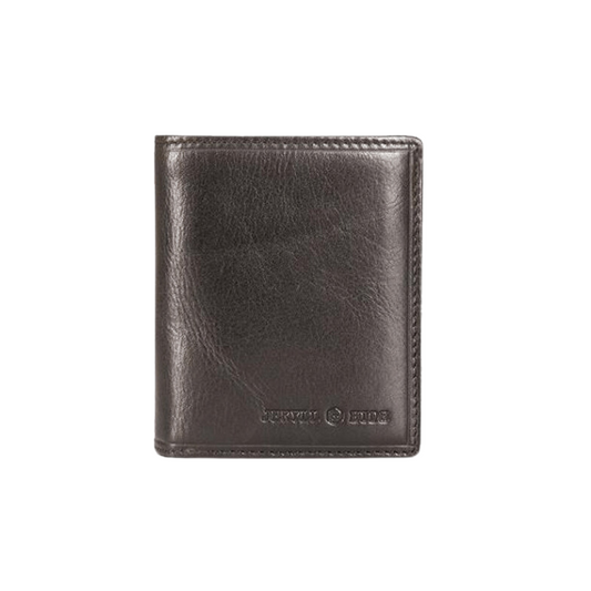 Large Bifold Wallet With ID Window - Black