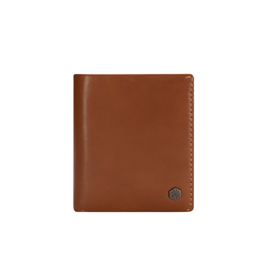 Large Bifold Wallet With ID Window - Tan