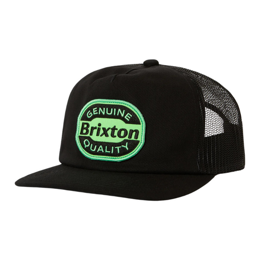 Brixton Neon Keaton MP Trucker Cap - Black/Green