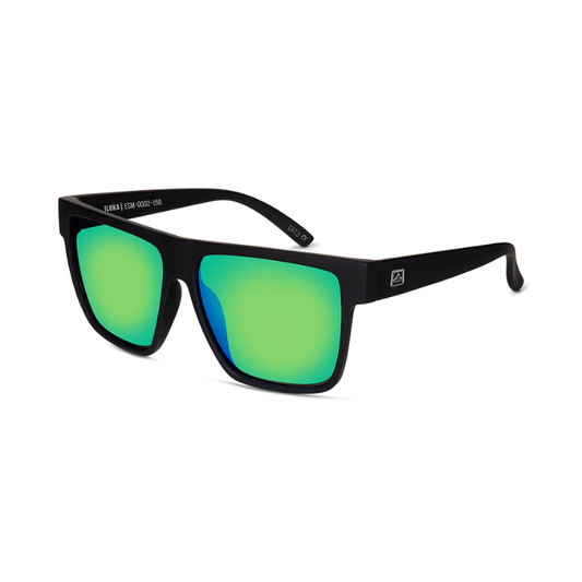 Wollumbin Australia Iluka Mens Sunglasses - Black/Blue