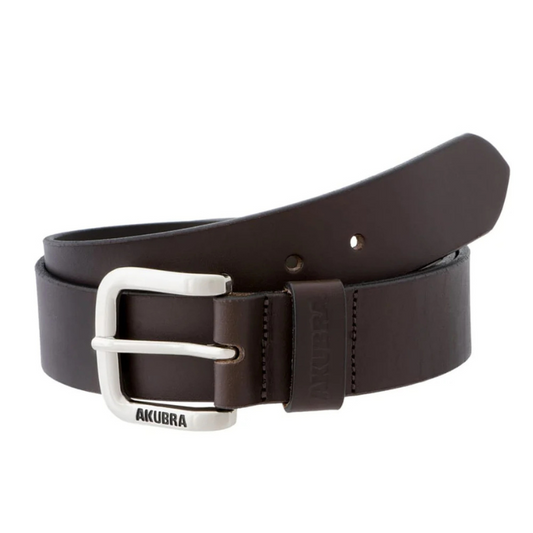 Akubra Leather Belt Kempsey - Brown