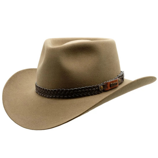 Akubra Snowy River Hat - Santone Fawn