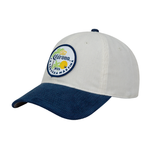 American Needle Corona Patch Cord Cap - White/Navy