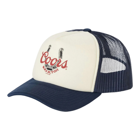 Brixton Coors Luck Trucker Hat - Washed Navy/White/Washed Navy