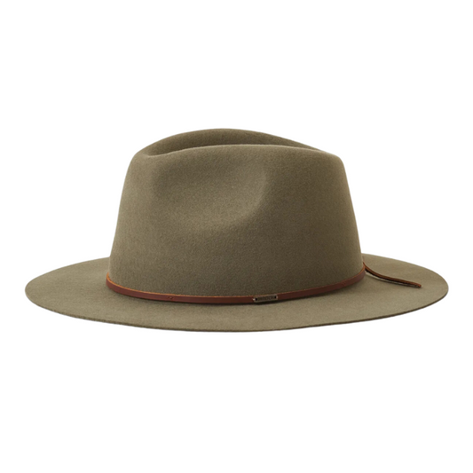 Brixton Wesley Fedora - Military Olive