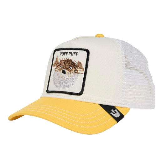 Goorin Brothers Pufferfish Trucker - White/Yellow