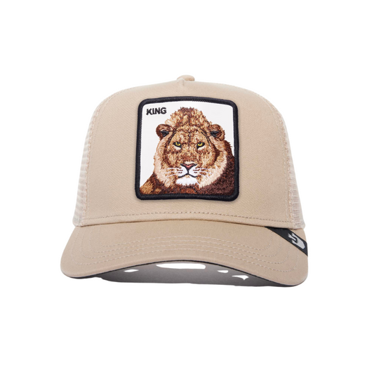 Goorin Brothers The King Lion Trucker Hat - Khaki