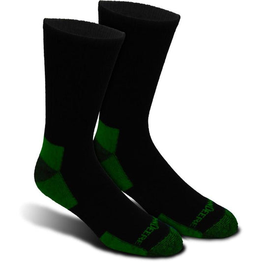 John Deere 4 Pack Crew Work Socks - Black