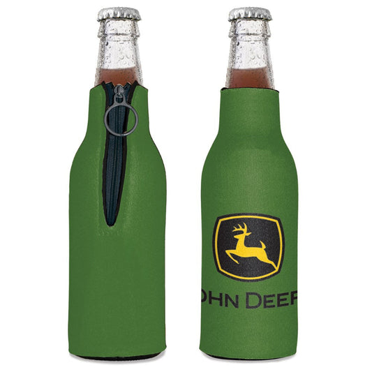 John Deere Bottle Cooler - Green with Trademark Logo