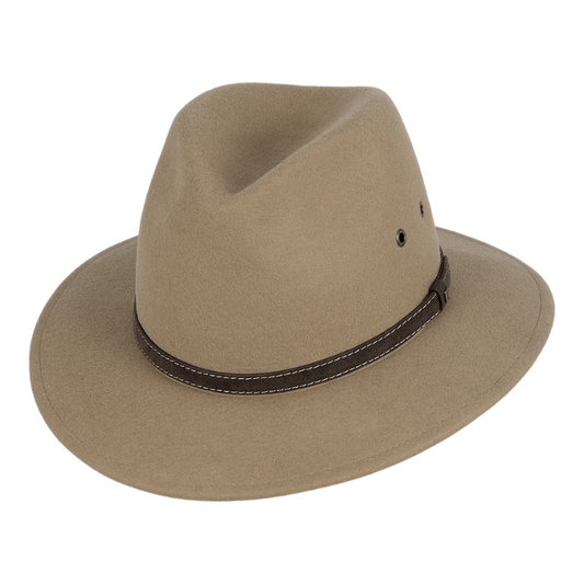 Kooringal Mid Brim Fedora Ramble - Tan