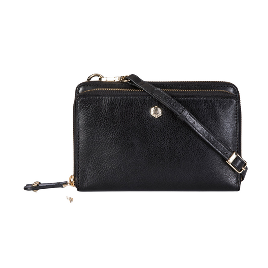 Ladies Purse with Detachable Strap - Black