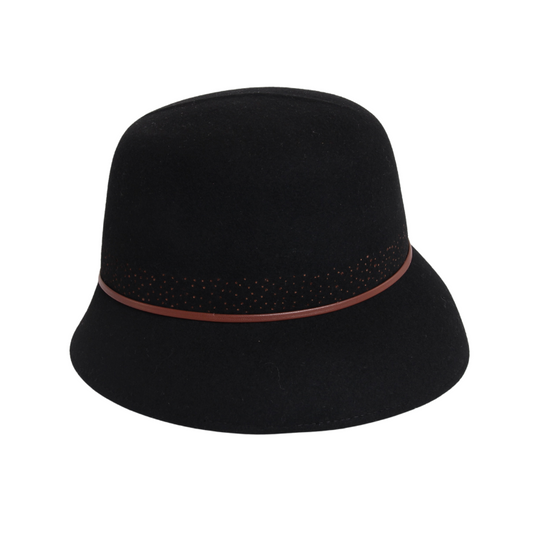 Mossant Paris Elodie Wool Bucket - Black