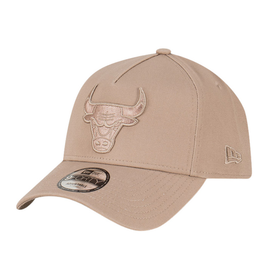 New Era Chicago Bulls 9FORTY A Frame Cap - Ash Brown