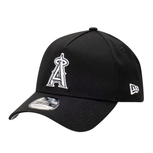 New Era Los Angeles Angels 9FORTY A Frame Cap - Black/White