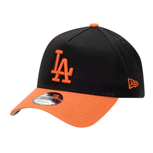 New Era Los Angeles Dodgers 9FORTY A Frame Cap - Black/Redwood