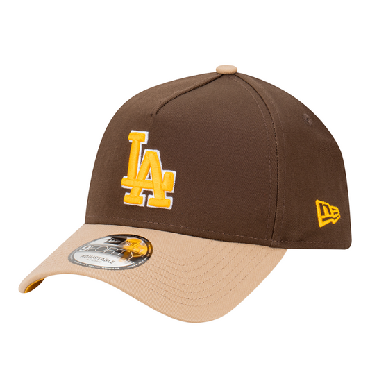 New Era Los Angeles Dodgers 9FORTY A Frame Cap - Walnut/Camel/Butterscotch