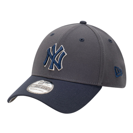 New Era New York Yankees 39THIRTY Cap - Graphite/Navy