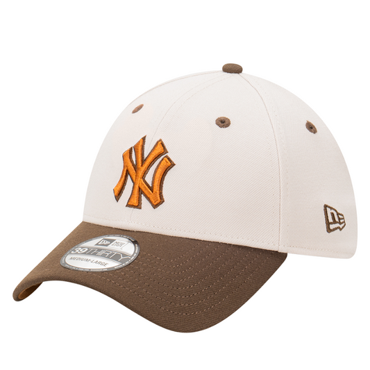 New Era New York Yankees 39THIRTY Cap - Stone/Walnut/Toasted Peanut