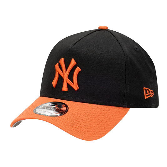 New Era New York Yankees 9FORTY A Frame Cap - Black/Redwood