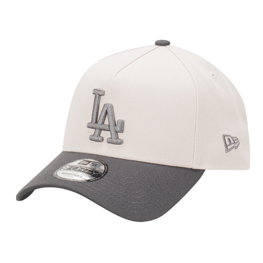 New Era Los Angeles Dodgers 9FORTY A Frame Cap - Stone/Graphite