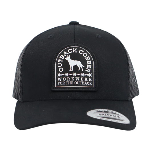 Outback Cobber Mitchell Trucker Cap - Black