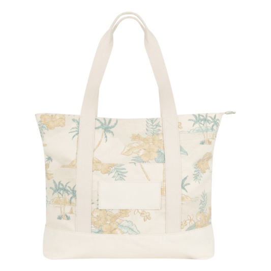 Pacific Creations Calypso Beach Bag - Floral Natural