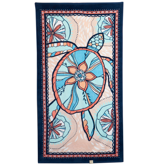 Pacific Creations Ocean Turtle Beach Towel - Multi