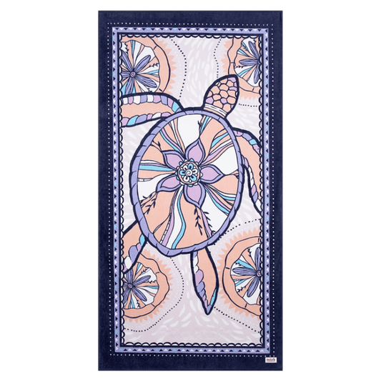 Pacific Creations Ocean Turtle Beach Towel - Purple