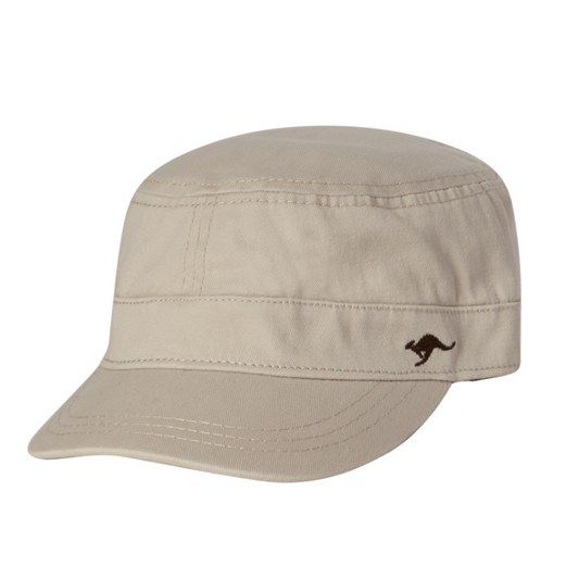 Pacific Creations Single Roo Mao Cap - Stone