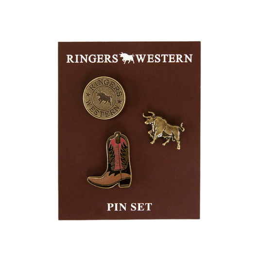 Ringers Western Ambrose Pin Set - Antique Gold