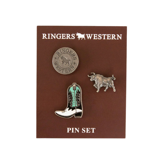 Ringers Western Ambrose Pin Set - Antique Silver