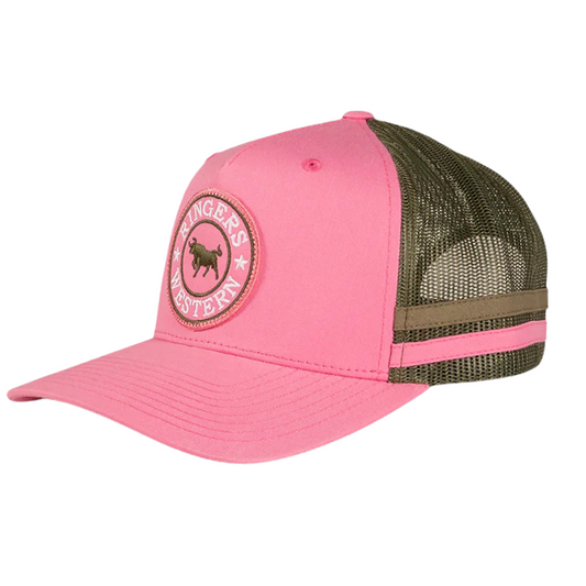 Ringers Western McCoy Trucker Cap - Melon/Army