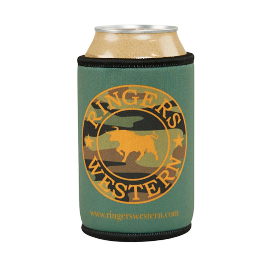 Ringers Western Signature Bull Stubby Cooler - Leaf