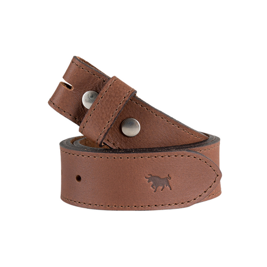 Ringers Western Tibbs Leather Belt Strap - Walnut