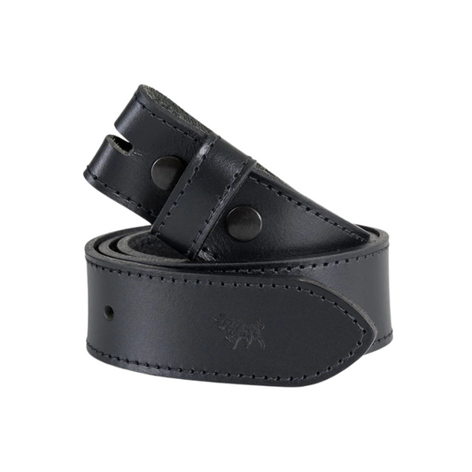 Ringers Western Tibbs Leather Belt Strap - Black