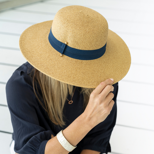 Sundaise Felicia Wide Brim - Navy