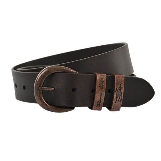 Thomas Cook Twin Keeper Leather Belt - Copper