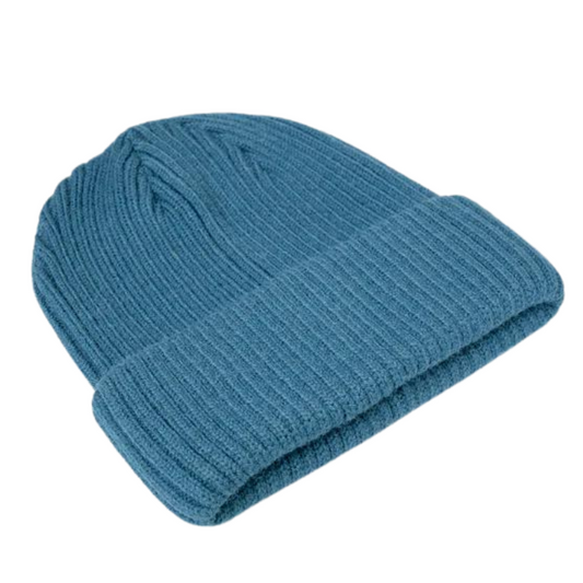 Uflex Unisex Fishermans Beanie - Petrol Blue