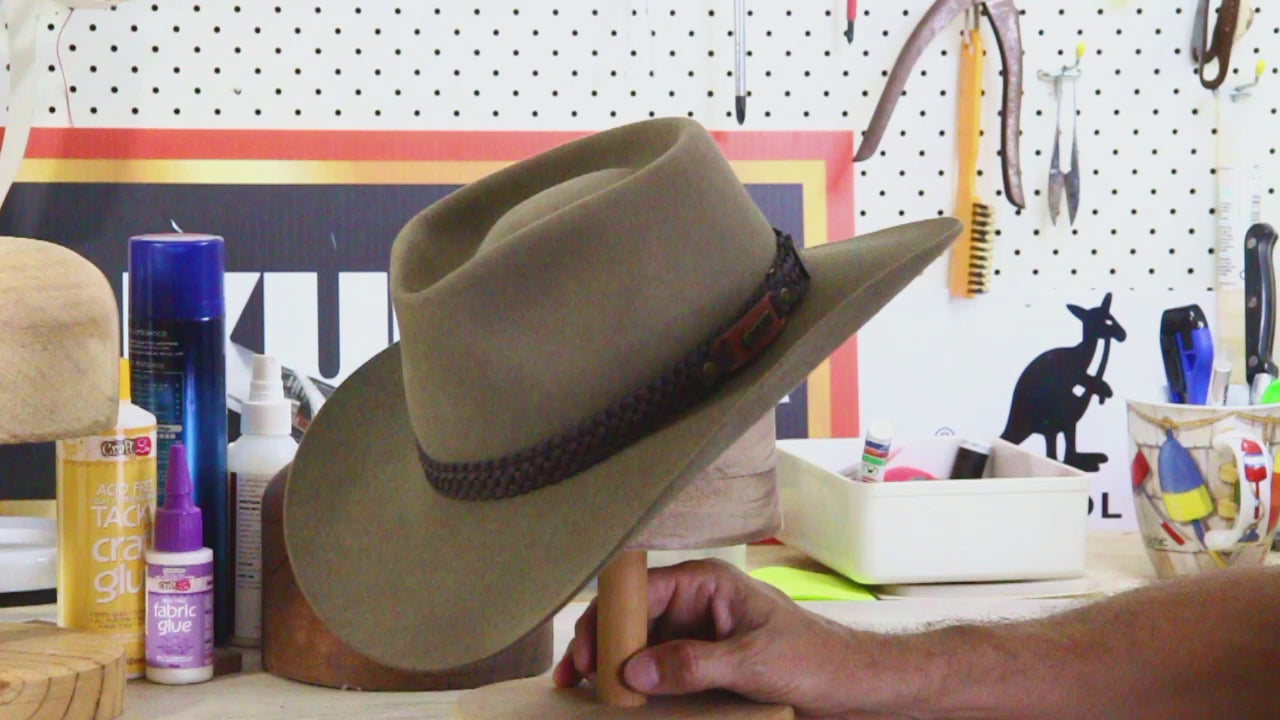 Akubra Snowy River Hat - Sand