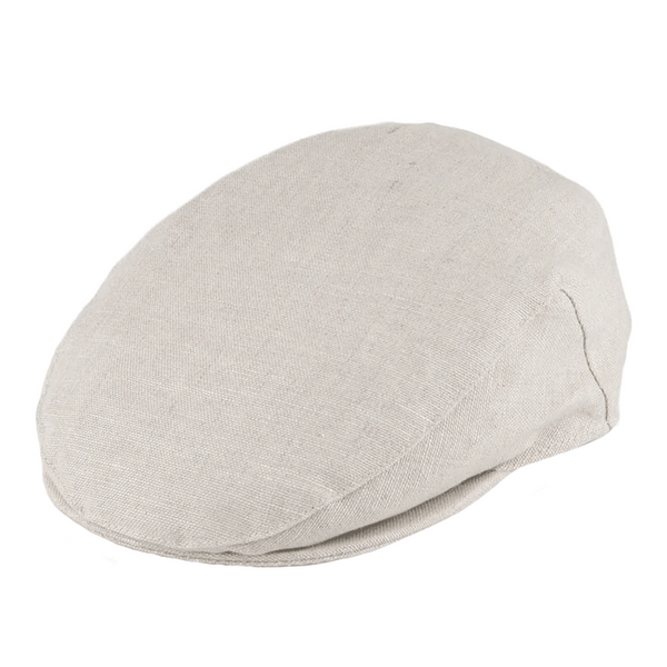 Failsworth Linen Flat Cap - Natural – Hats By The Hundred