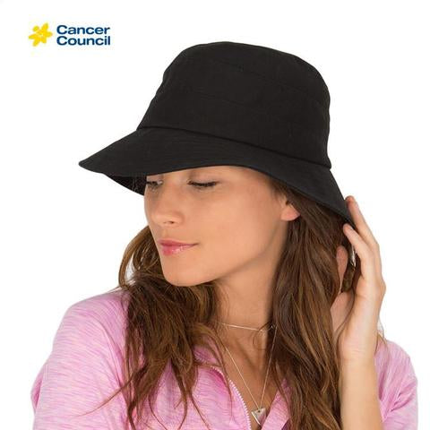 Cancer Council Golf Hat Black Hats By The Hundred