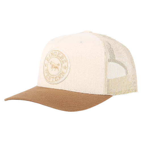 Ringers Western Signature Bull Trucker - Beige/Clay